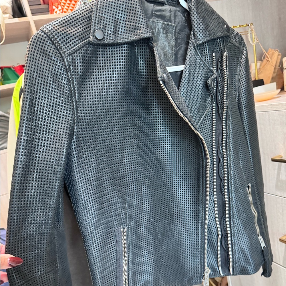 All saints pure leather women jacket